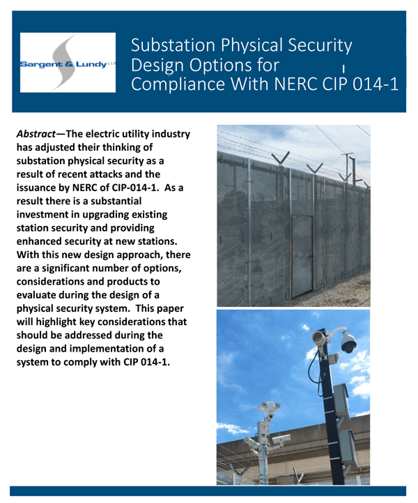 Perimeter Substation Physical Security Design Options for Compliance with NERC CIP 014-1 at Electricity Forum