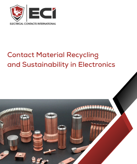 Contact Material Recycling and Sustainability in Electronics